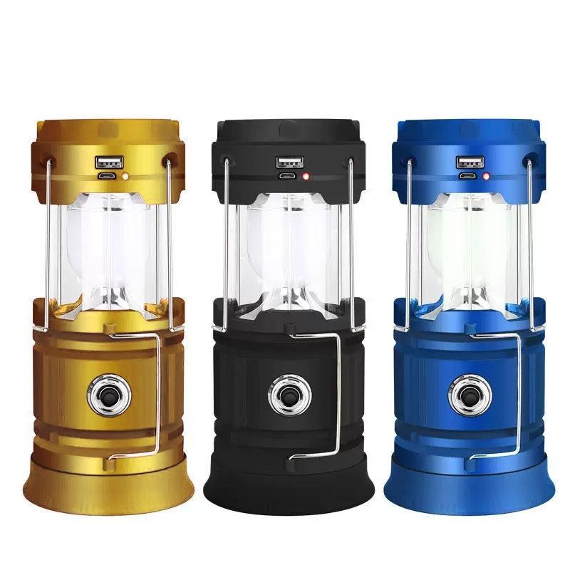 Space Lamp – Lampião LED Solar 4 em 1 com Power Bank