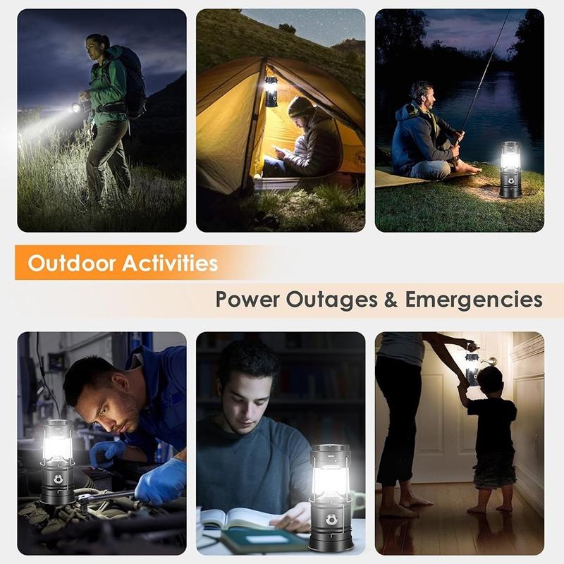 Space Lamp – Lampião LED Solar 4 em 1 com Power Bank